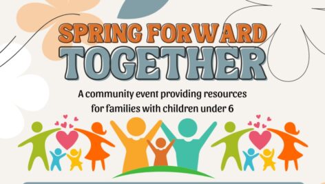 Flyer for the Spring Forward Together event.