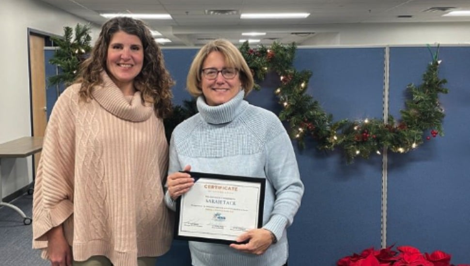 CCRES Paraprofessional Celebrates 2-1/2 Years on the Job