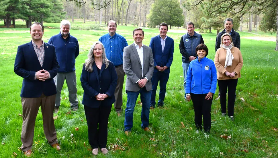 representatives at golf club