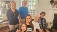 Shayna and Matt Kane with the Mykhalchuk family.