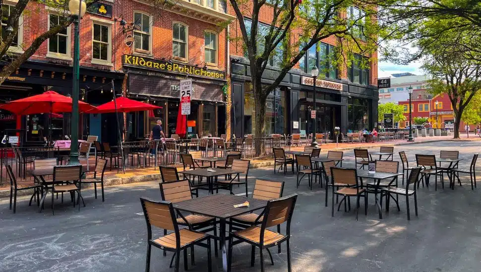 outdoor dining in west chester