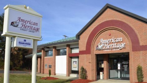 American Heritage Credit Union exterior.