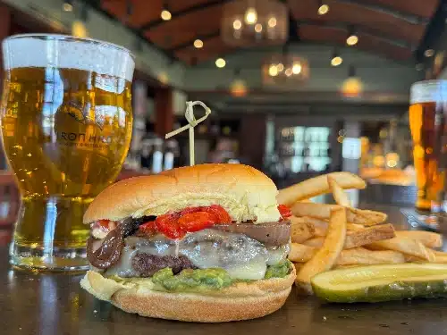 Iron Hills Big Haas Burger.