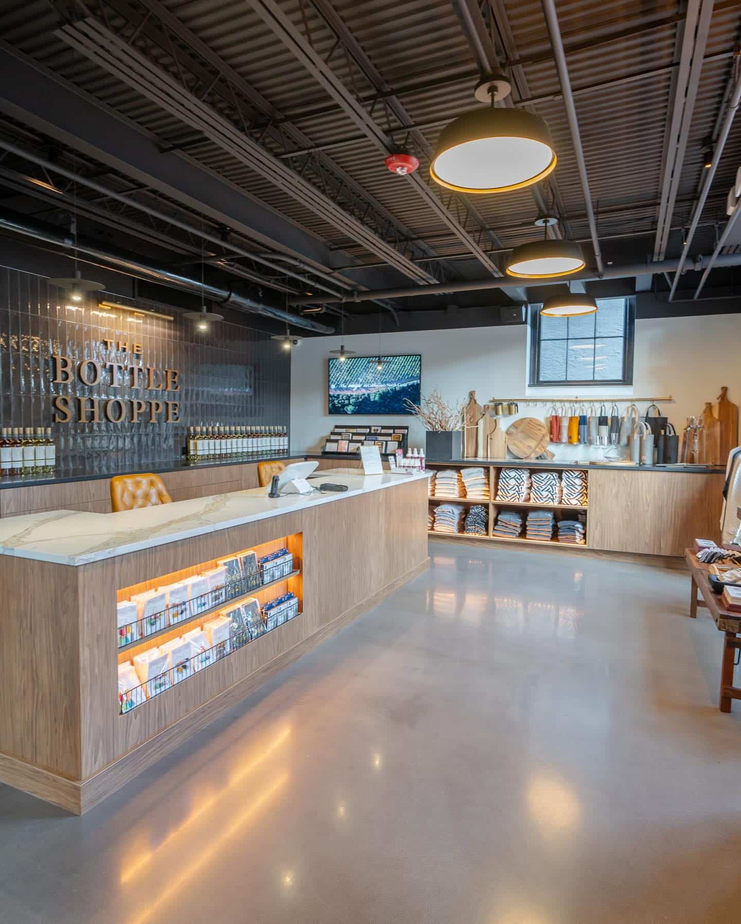 bottle shop at Turks Head Wines