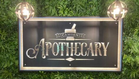 Camden Apothecary sign