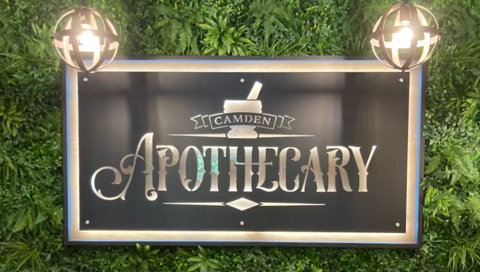 Camden Apothecary sign