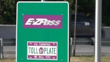 ez pass sign