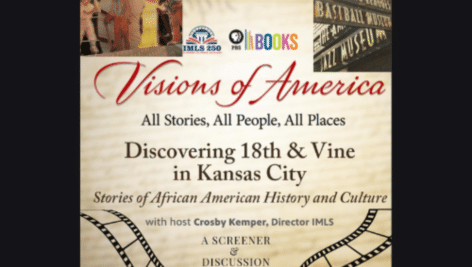 A Flyer for the Henrietta Hankin Branch Library event on Jun. 20 with text that reads "All Stories, All People, All Places: Discovering 18th & Vine in Kansas City."