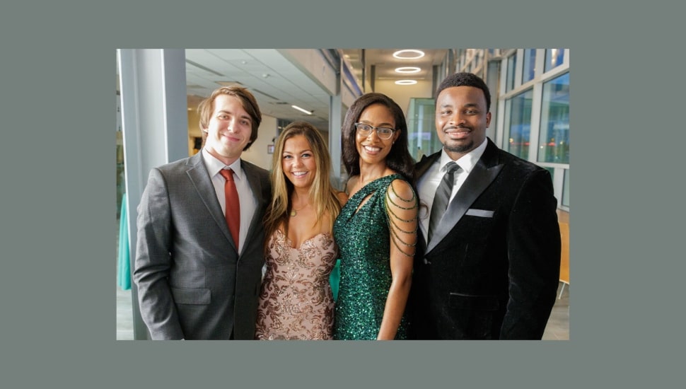 Law students gathered at the first Barristers Ball at WilmU.