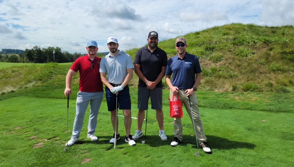 Players on the course at HFHCC's 2023 Annual Driving to Build Golf Outing.