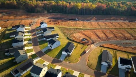 houses being built