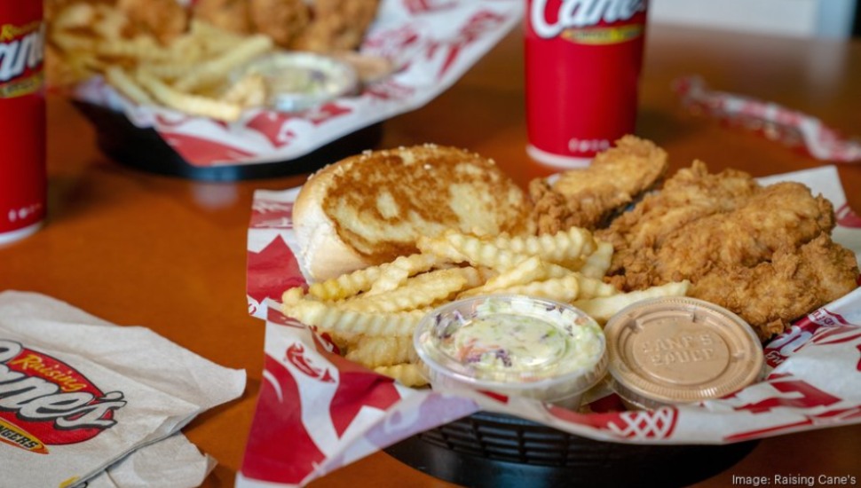 A box combo from Raising Cane's.