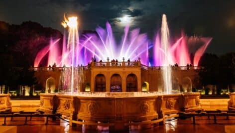 Longwood's iconic fountains.