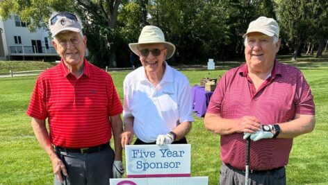 Freedom Village at Brandywine resident golfers joined this year's golf outing.