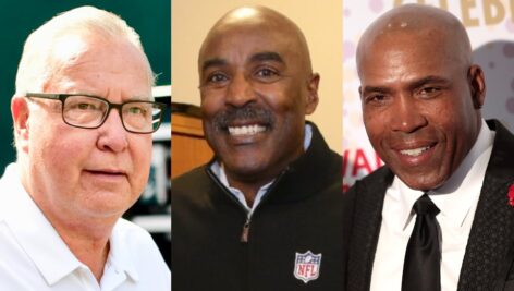 Ron Jaworski, Mike Quick, and Seth Joyner