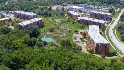 Rendering of Hankin Groups's Floodplain Restoration Project with Expansion of Keva Flats.