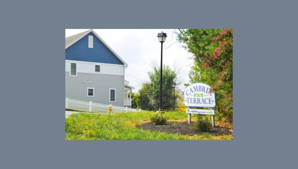 Cambria Terrace sign.