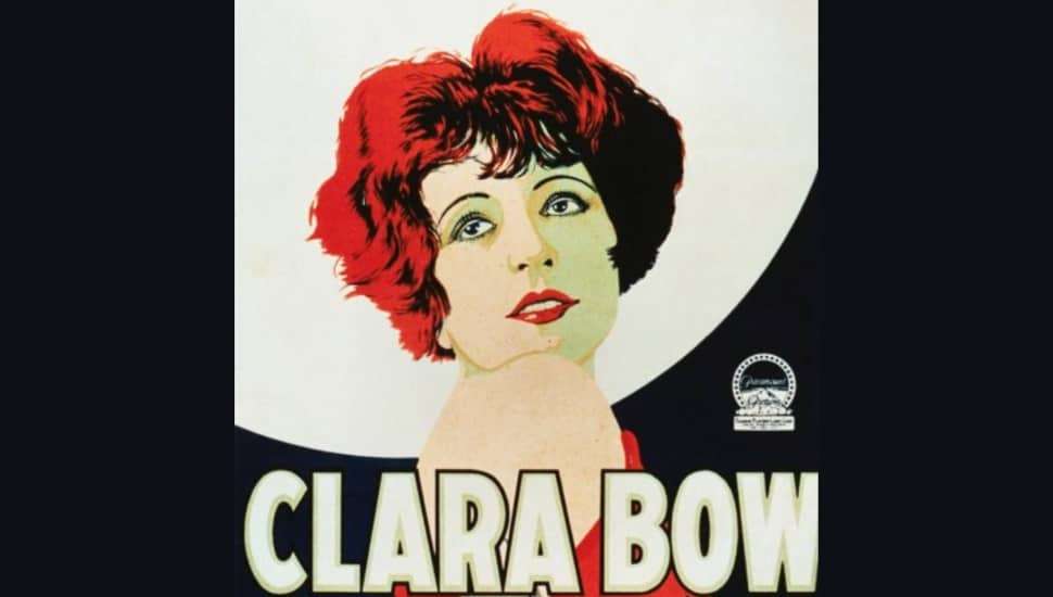 Movie poster for the silent film "It" featuring Clara Bow.