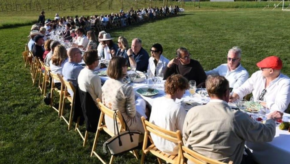 Outstanding in the Field feast