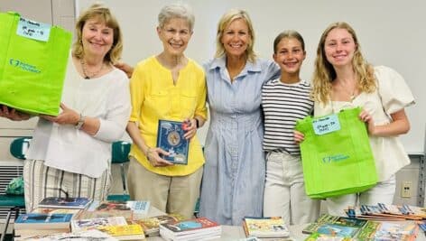 From left: Karen Gibson, Eileen Schiappa, Lisa Parsons, Eve Parsons , Lexi Parsons