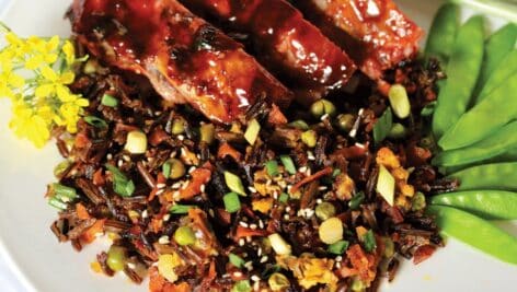 Pan Fried Wild Rice