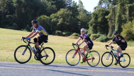 bikers doing bike the brandywine