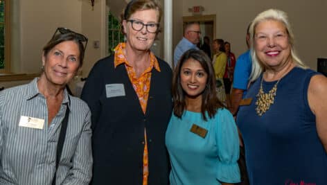 Home of the Sparrow CEO Michelle Venema (right) with members of the Exton Region Chamber Community Partnership Council.