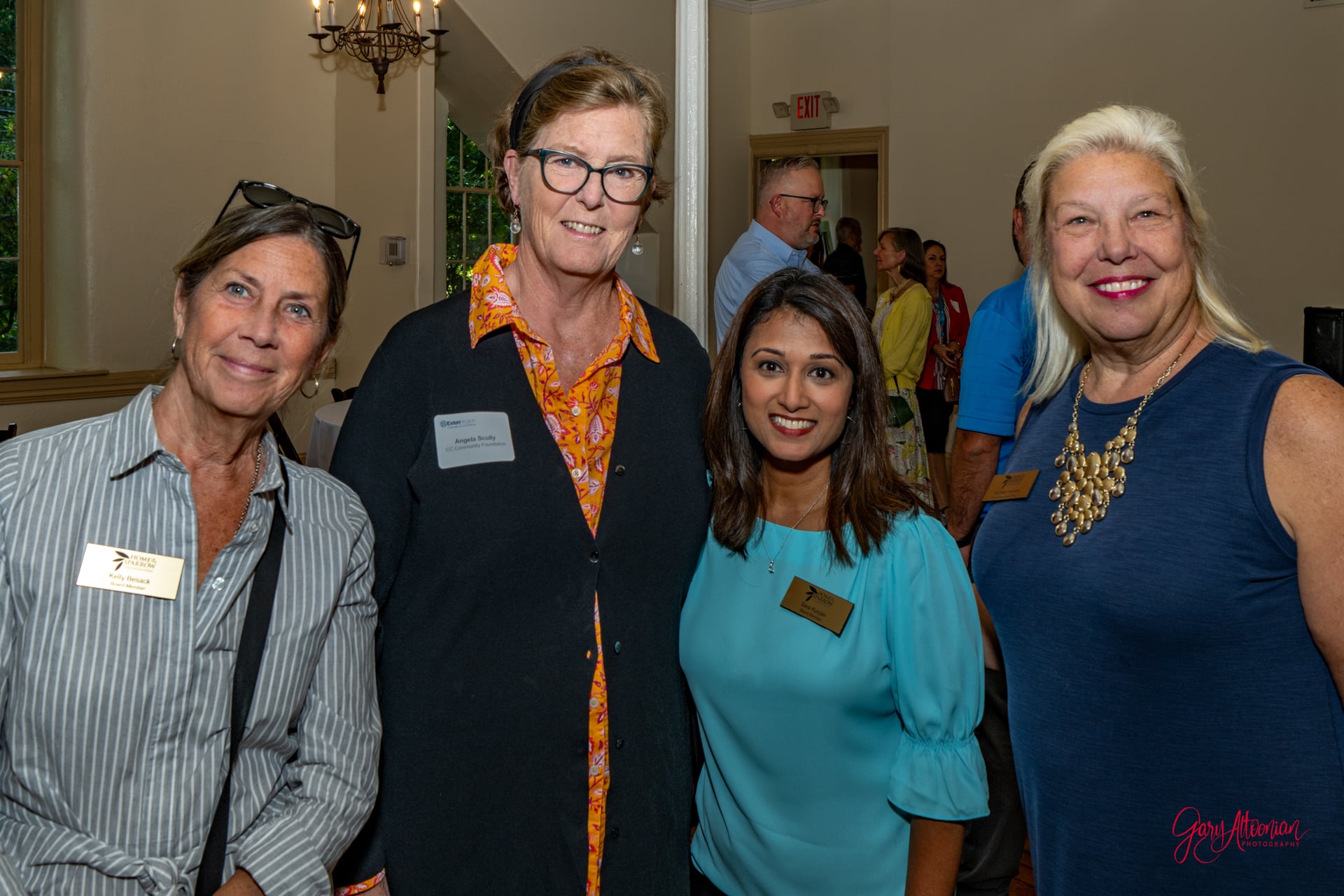 Home of the Sparrow CEO Michelle Venema (right) with members of the Exton Region Chamber Community Partnership Council.