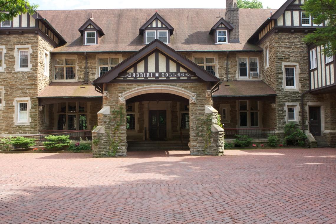 The historic Woodcrest mansion on the Cabrini University campus.