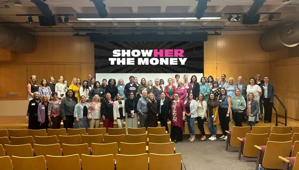 Attendees at the Show Her the Money screening at West Chester University.
