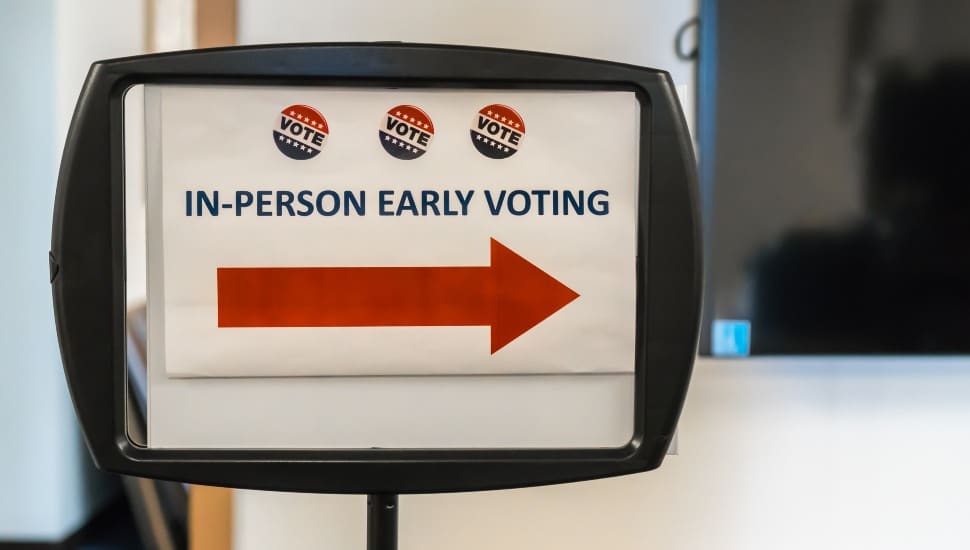 Bucks County Residents Brave Long Lines for Early Voting