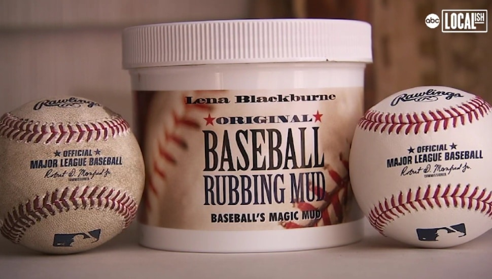 baseball rubbing mud