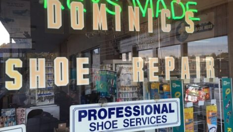 Dominic's Shoe Repair shop