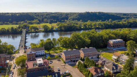 Frenchtown aerial view