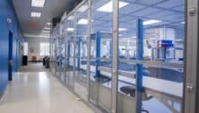 The inside of Excision Medical building (lab environment) at Eagleview in Exton.