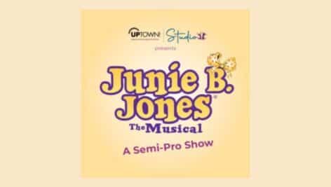 A flyer promoting "Junie B. Jones the Musical," which will debut in January at Uptown!