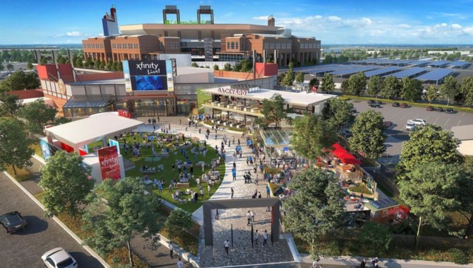 rendering of Xfinity Live
