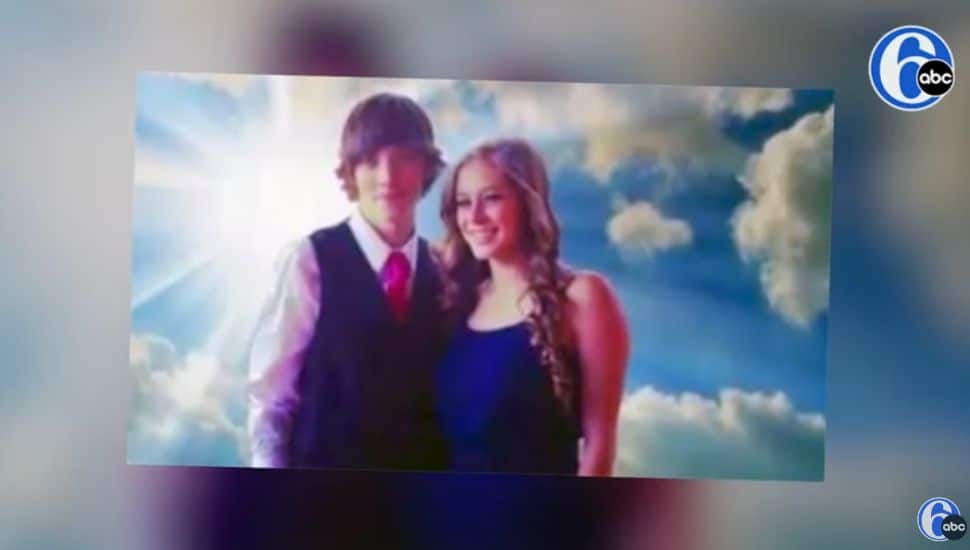 Teens Daulton Pointek and Carly Imbierowicz