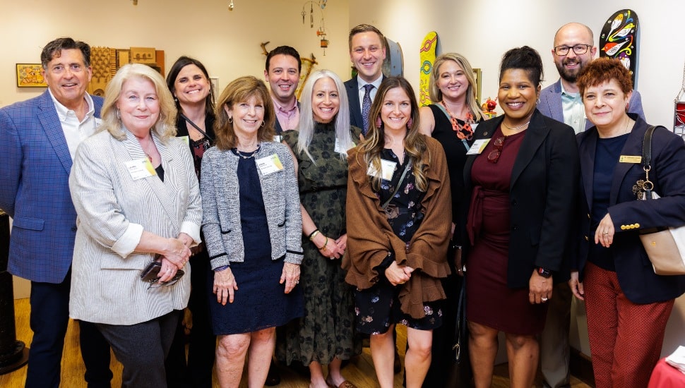 Group photo at awards reception.