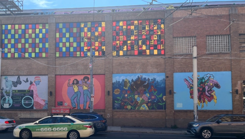 Fishtown wall art.