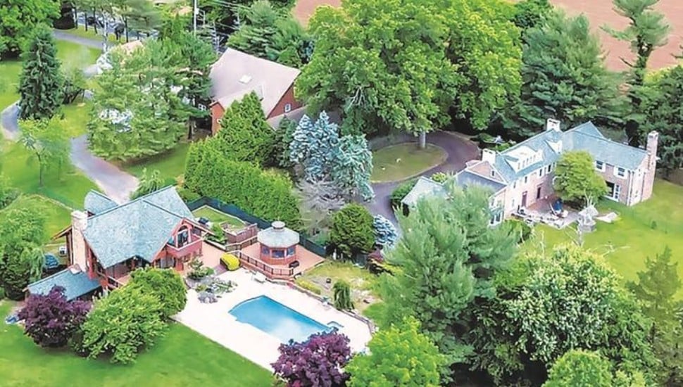 Hidden Trail Farm aerial view.