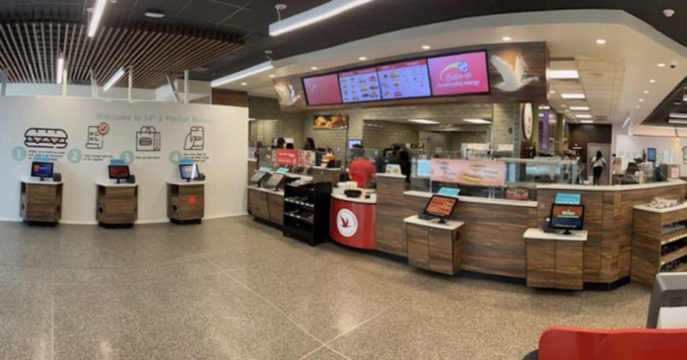 New digital Wawa store interior.