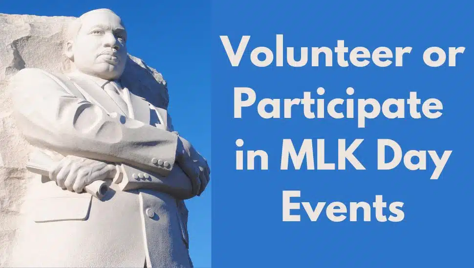 Volunteer or Participate in MLK Day Events