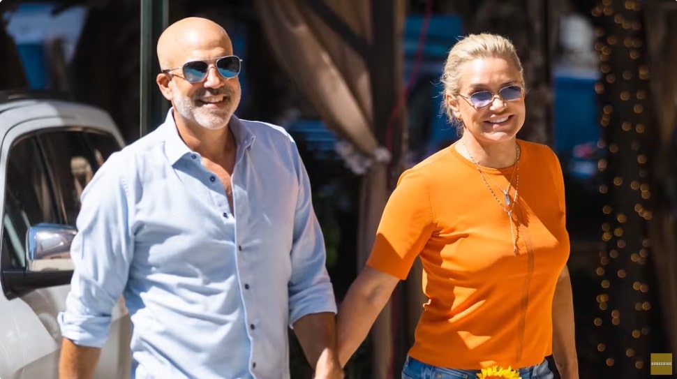 Yolanda Hadid and her boyfriend Joseph Jingoli.