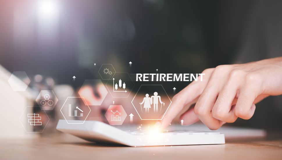 Retirement fund concept.