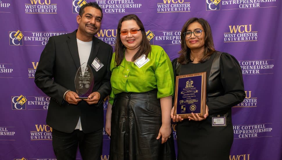 (Left to Right): Raj Kamal Singh, Kipostech, Nicole Gordon, Nikigo, Hema Ravindran, Kipostech.  Kipostech Grand Prize Winner 2024 and Nicole Grand Judge and 2023 Grand Prize Winner.