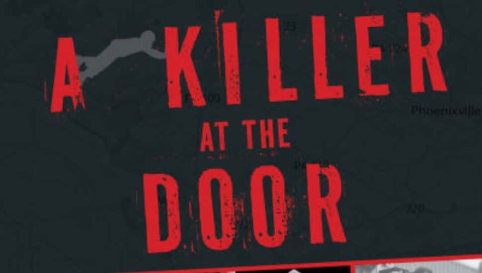 'A Killer at the Door' book cover.