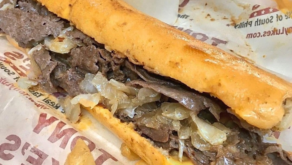 Tony Luke's cheesesteak.
