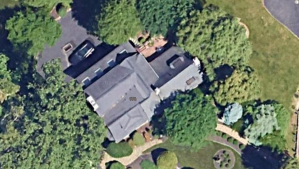Aerial view of Google Maps home.