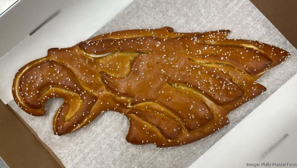Eagles pretzel.